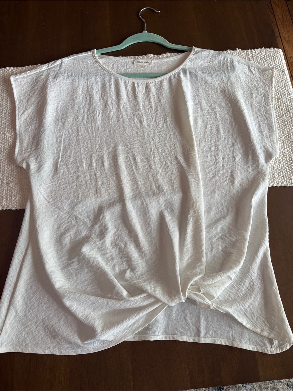 Versatile White Blouse with Gathered Detail